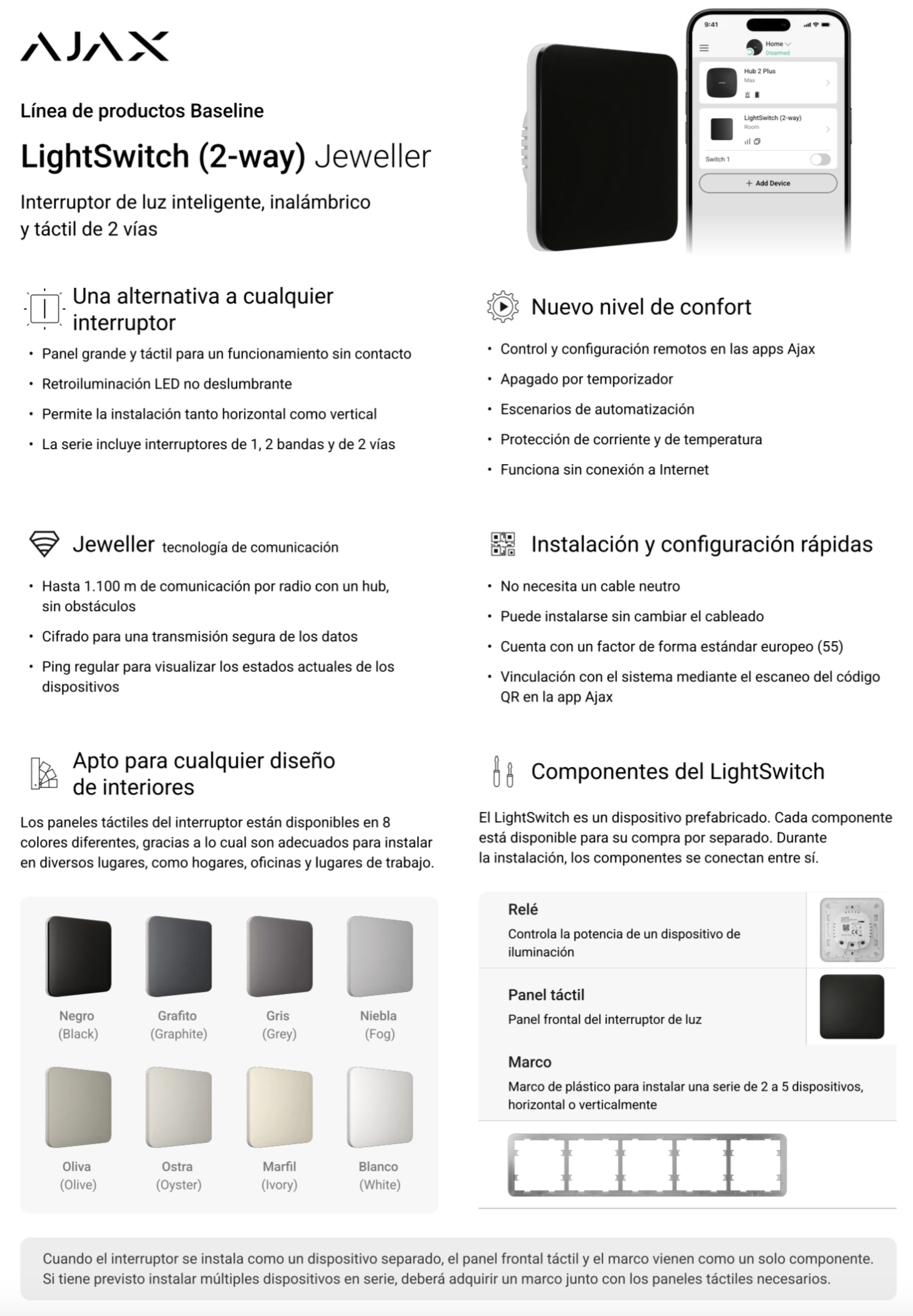 ajax LightSwitch (2-way)