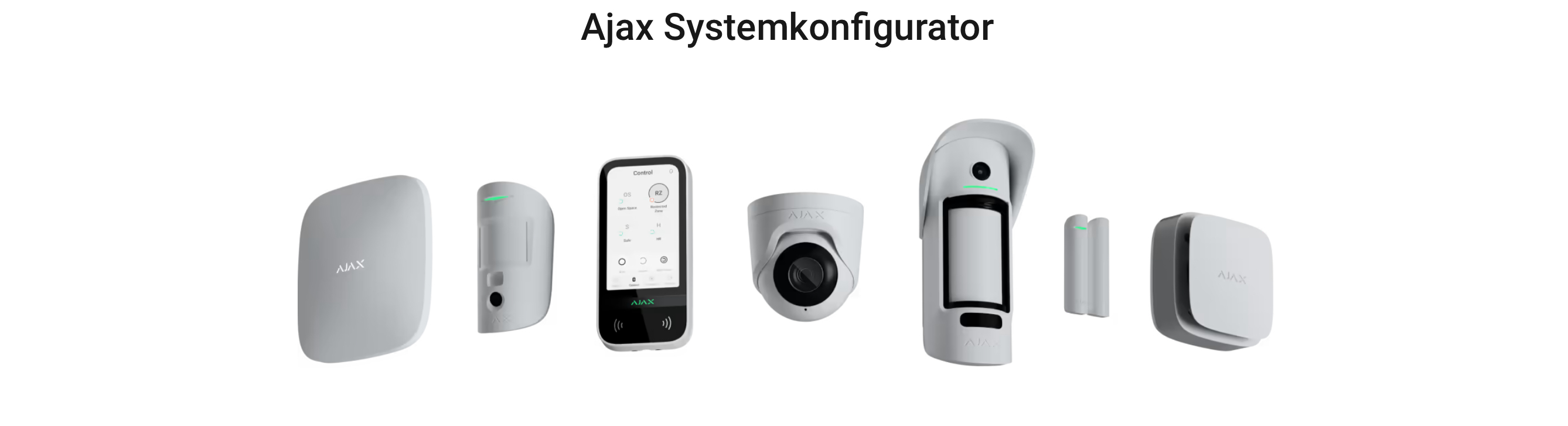 Ajax Systemkonfigurator