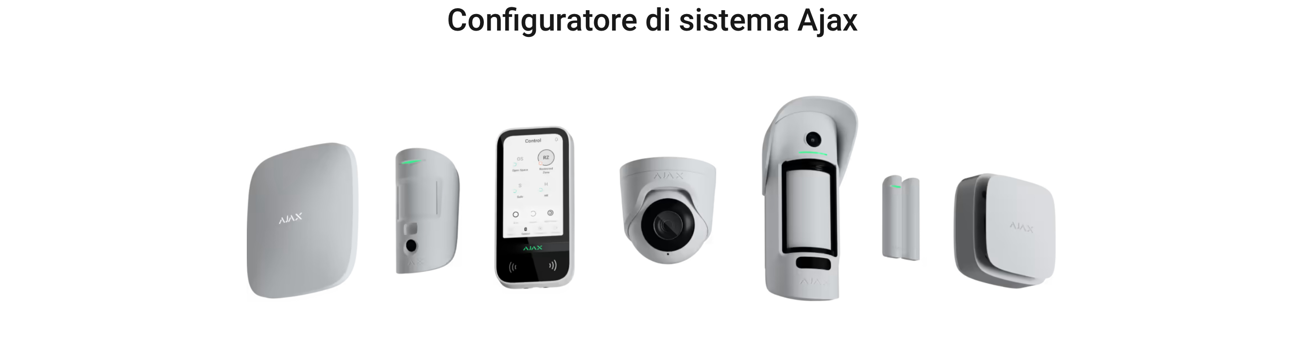 Configuratore sistema Ajax